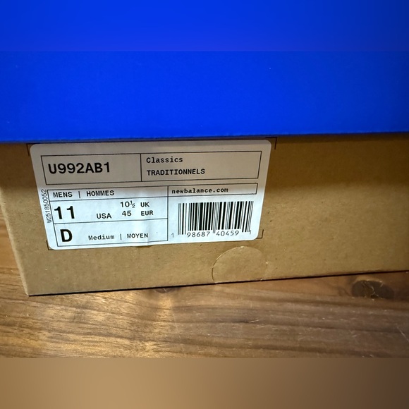New Balance x Action Bronson Made in USA 992 “Tiger Eye” Tan Blue Orange 11